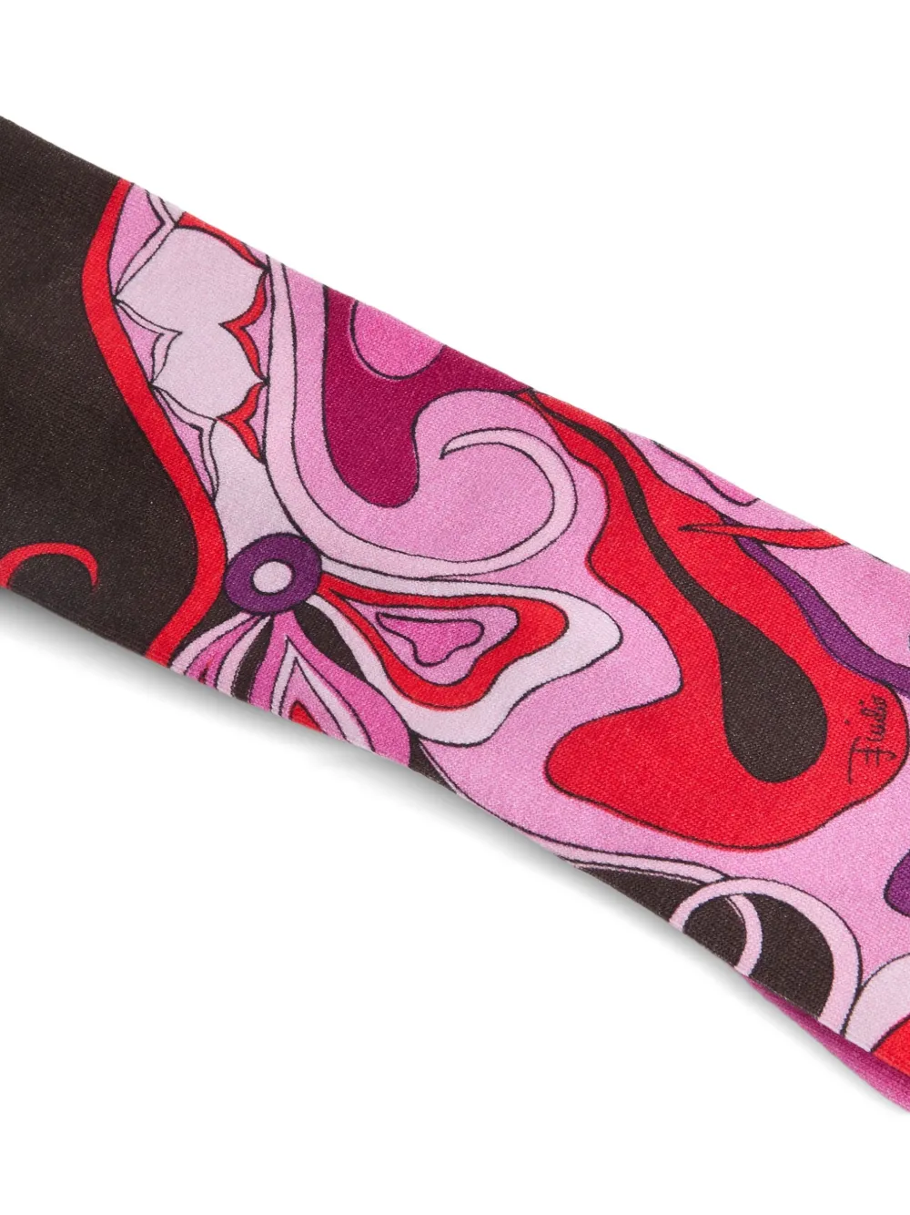 PUCCI Junior Haarband met orchidee-print Roze