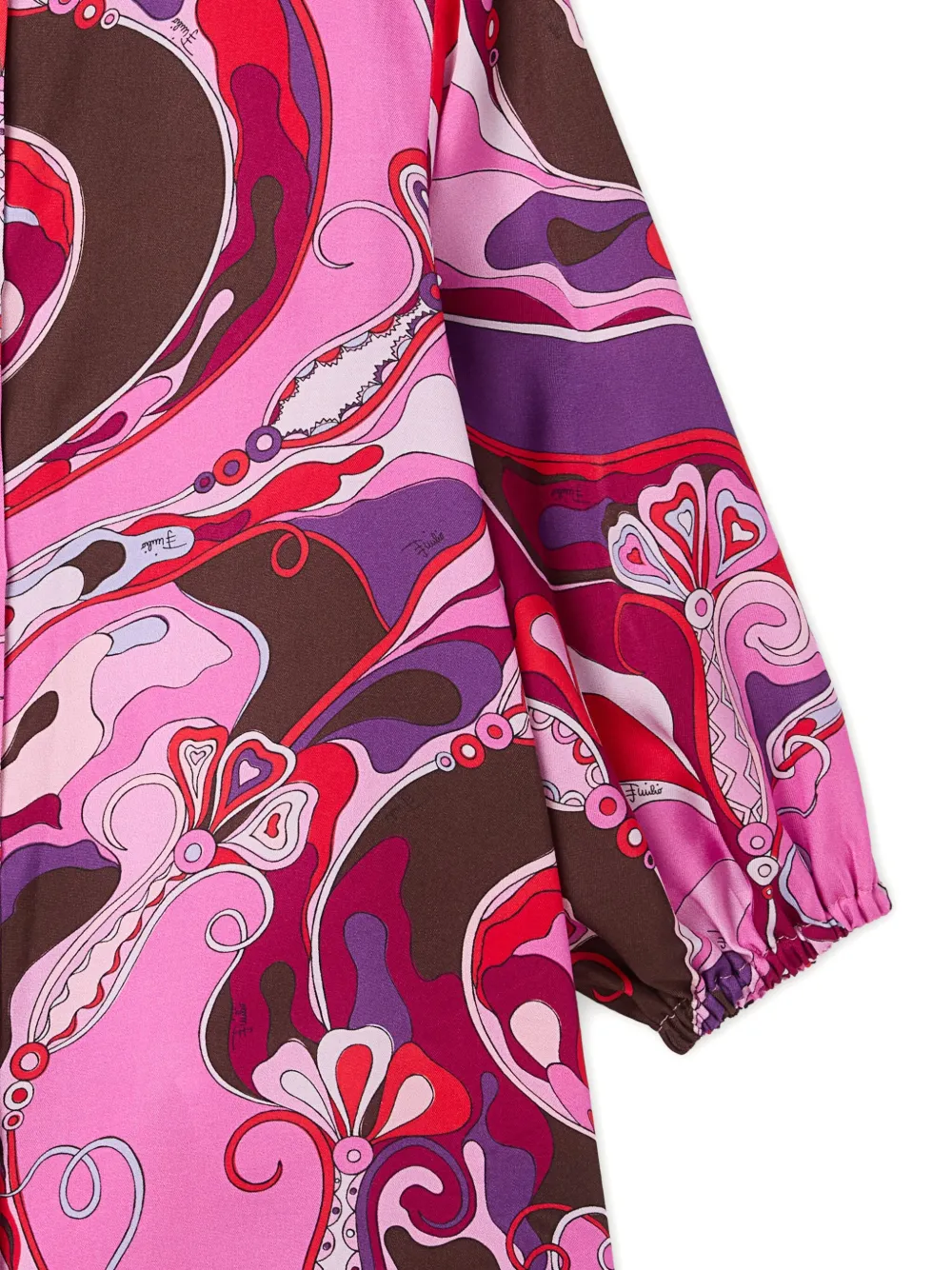PUCCI Junior Shirtjurk met orchidee-print Roze