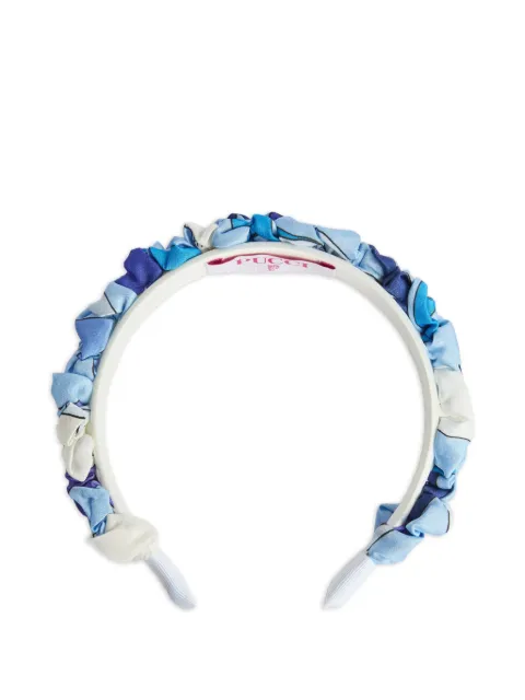 PUCCI Junior Marmo-print headband