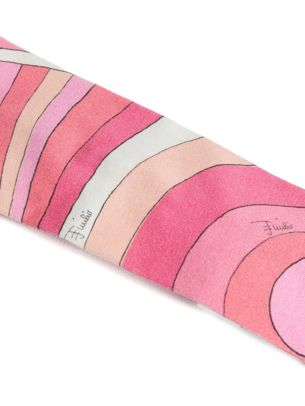 Pucci Junior Iride-print Hairband In Pink