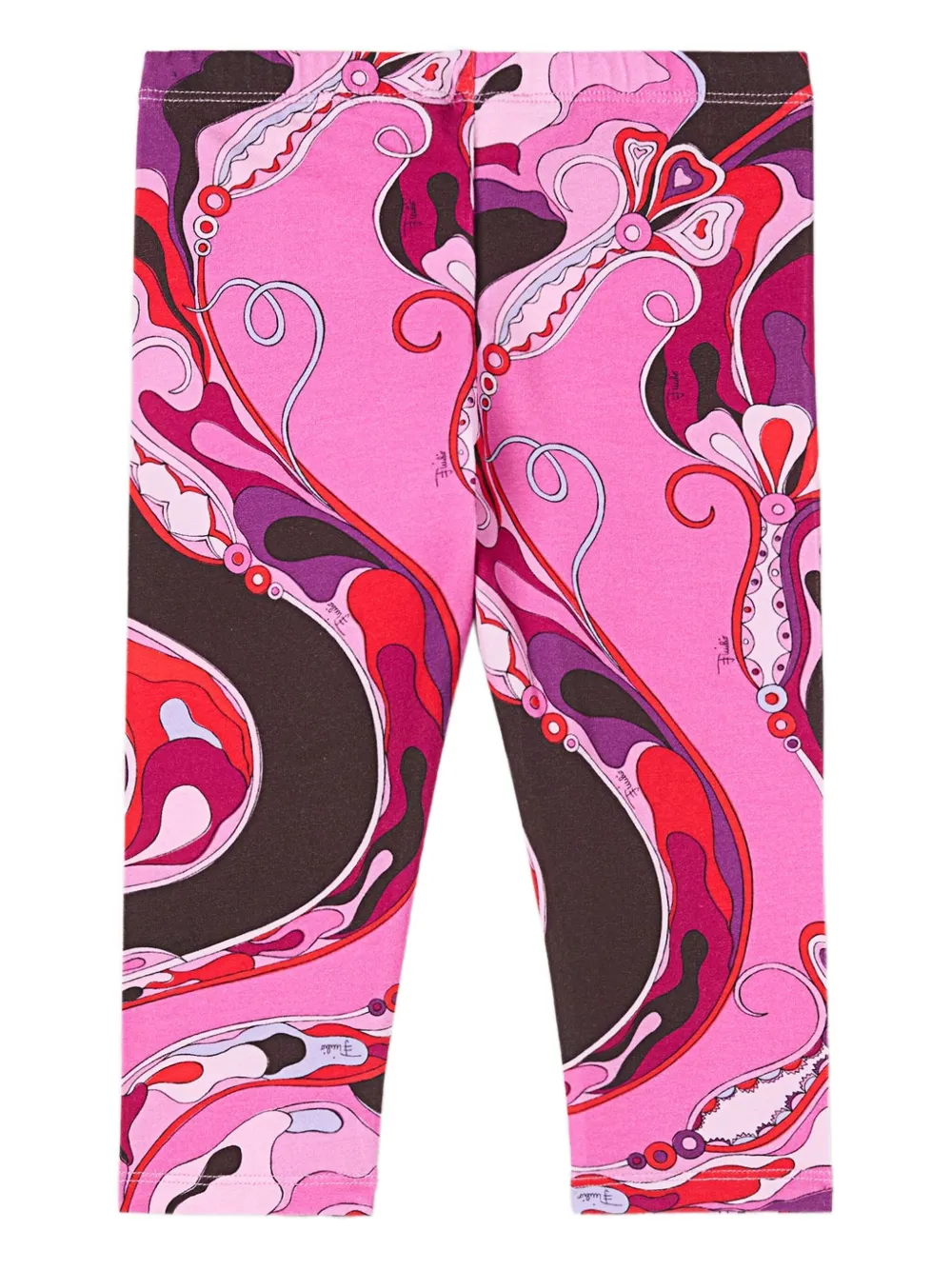 PUCCI Junior Orchidee-print leggings | Pink | Image 1