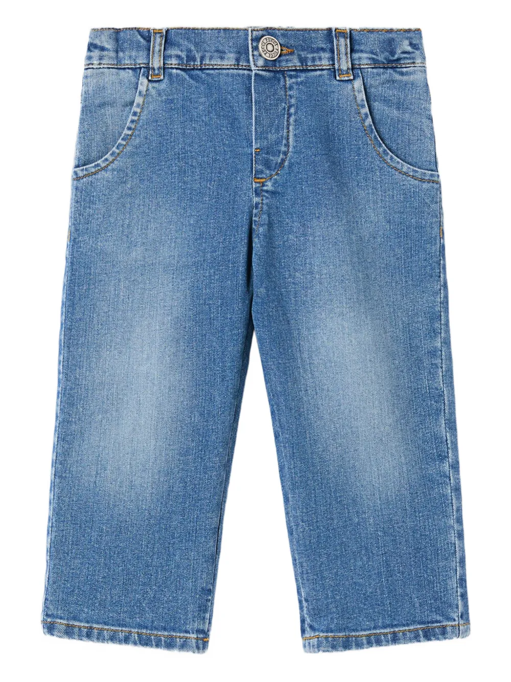 PUCCI Junior jeans con bolsillos estampados | azul | Image 1