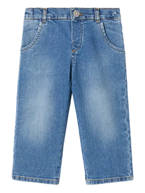 PUCCI Junior printed-pockets jeans