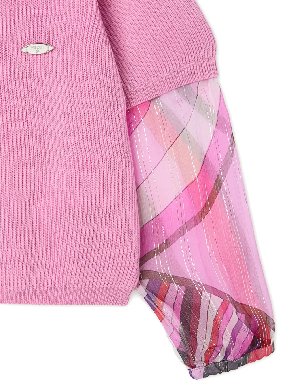 PUCCI Junior Gelaagde trui Roze