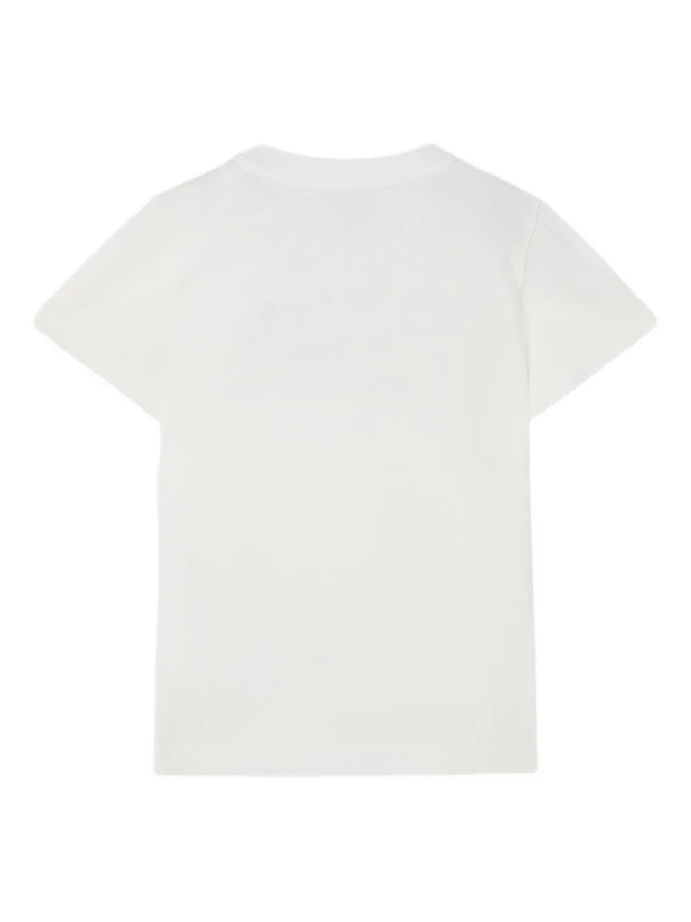 Pucci Junior Logo-embroidered T-shirt In White
