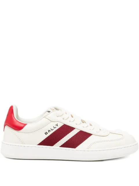 Bally striped lace-up trainers