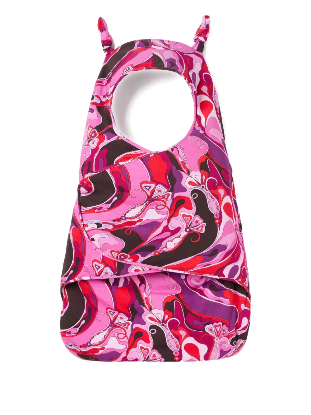 PUCCI Junior Orchidee-print hooded sleeping bag - Rosa