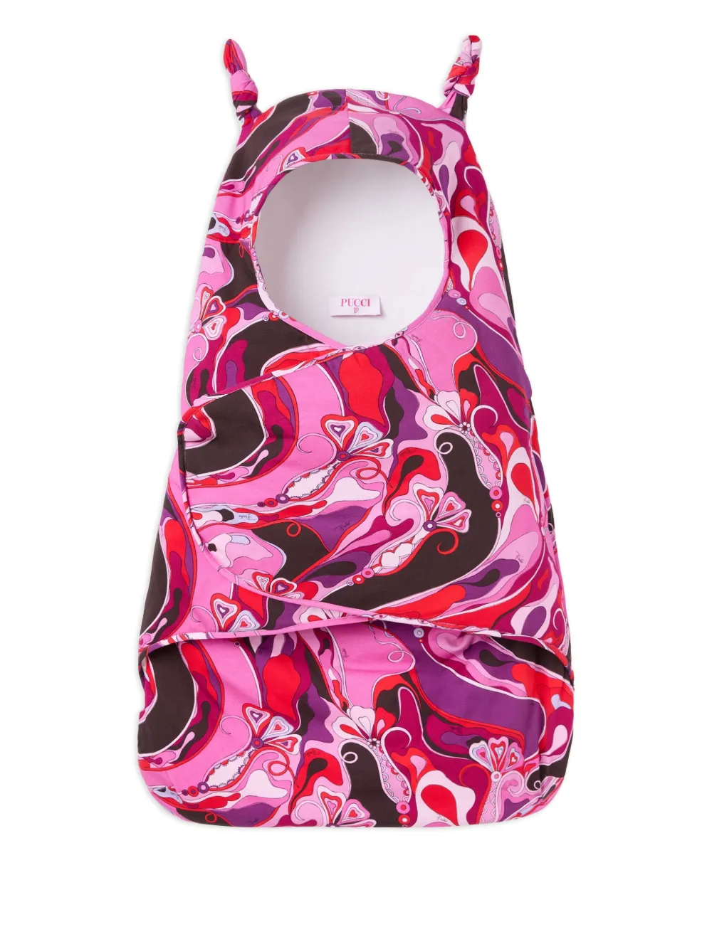 PUCCI Junior Orchidee-print hooded sleeping bag | Pink | Image 1