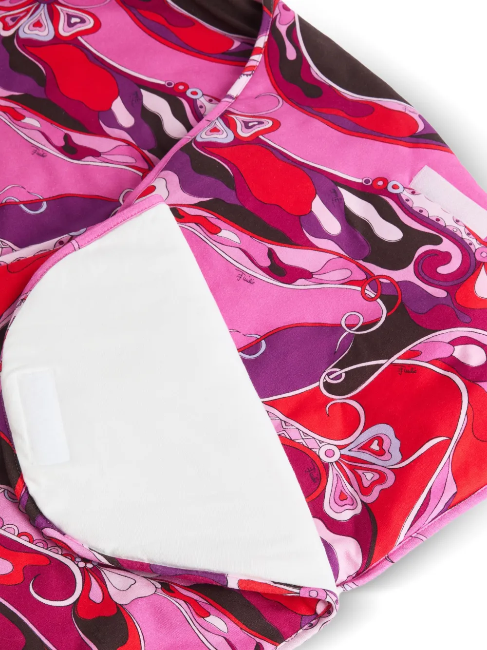 PUCCI Junior Slaapzak met Orchidee-print en capuchon Roze