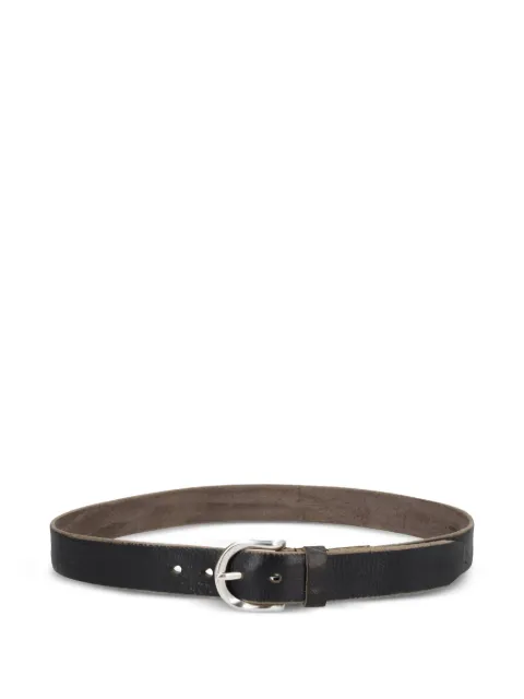 OUR LEGACY leather buckle belt