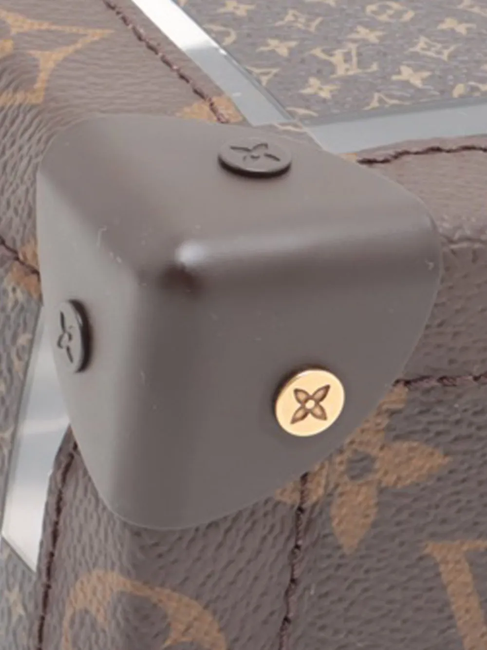 Pre-owned Louis Vuitton 2021-2025 Monogram Chess Soft Trunk Crossbody Bag In Brown