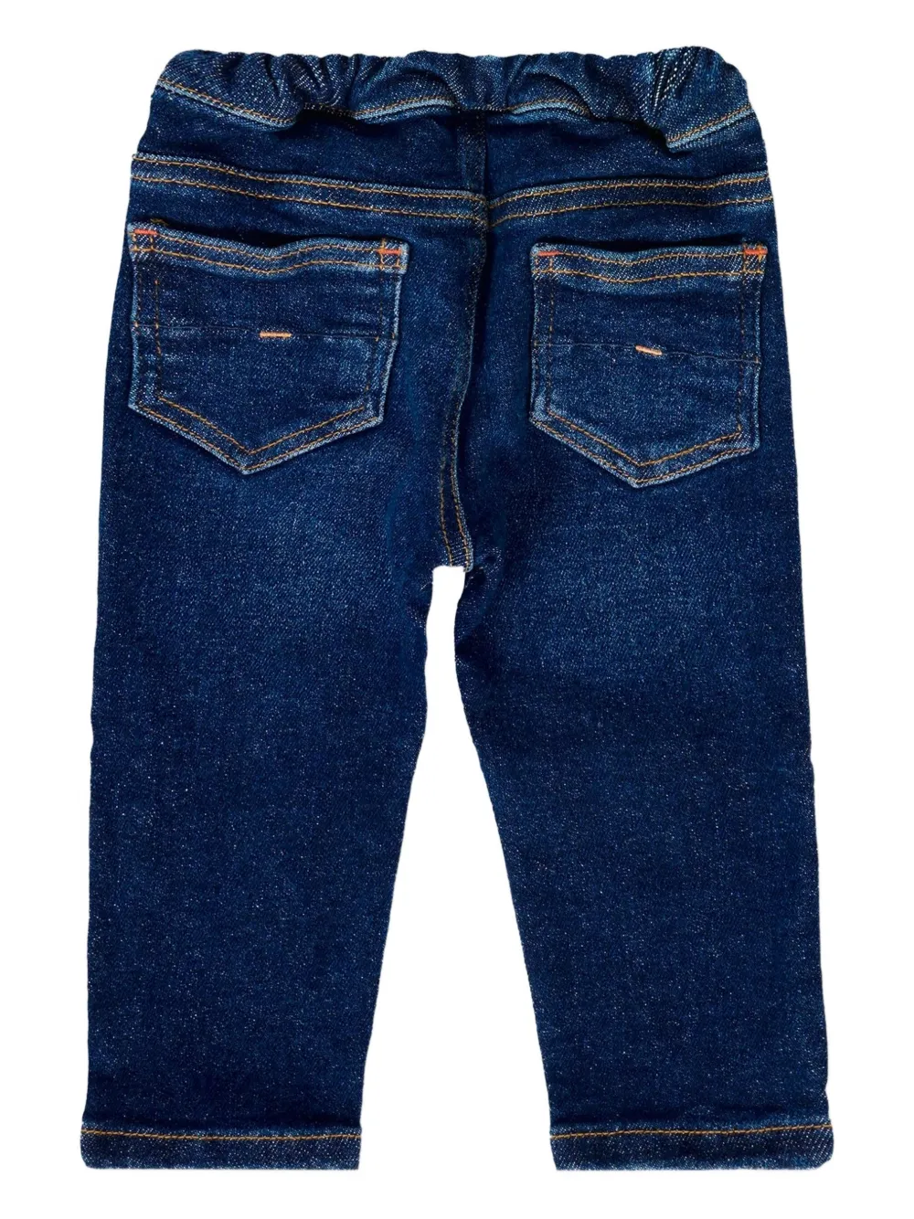 Fay Elasticated Jeans In Brown