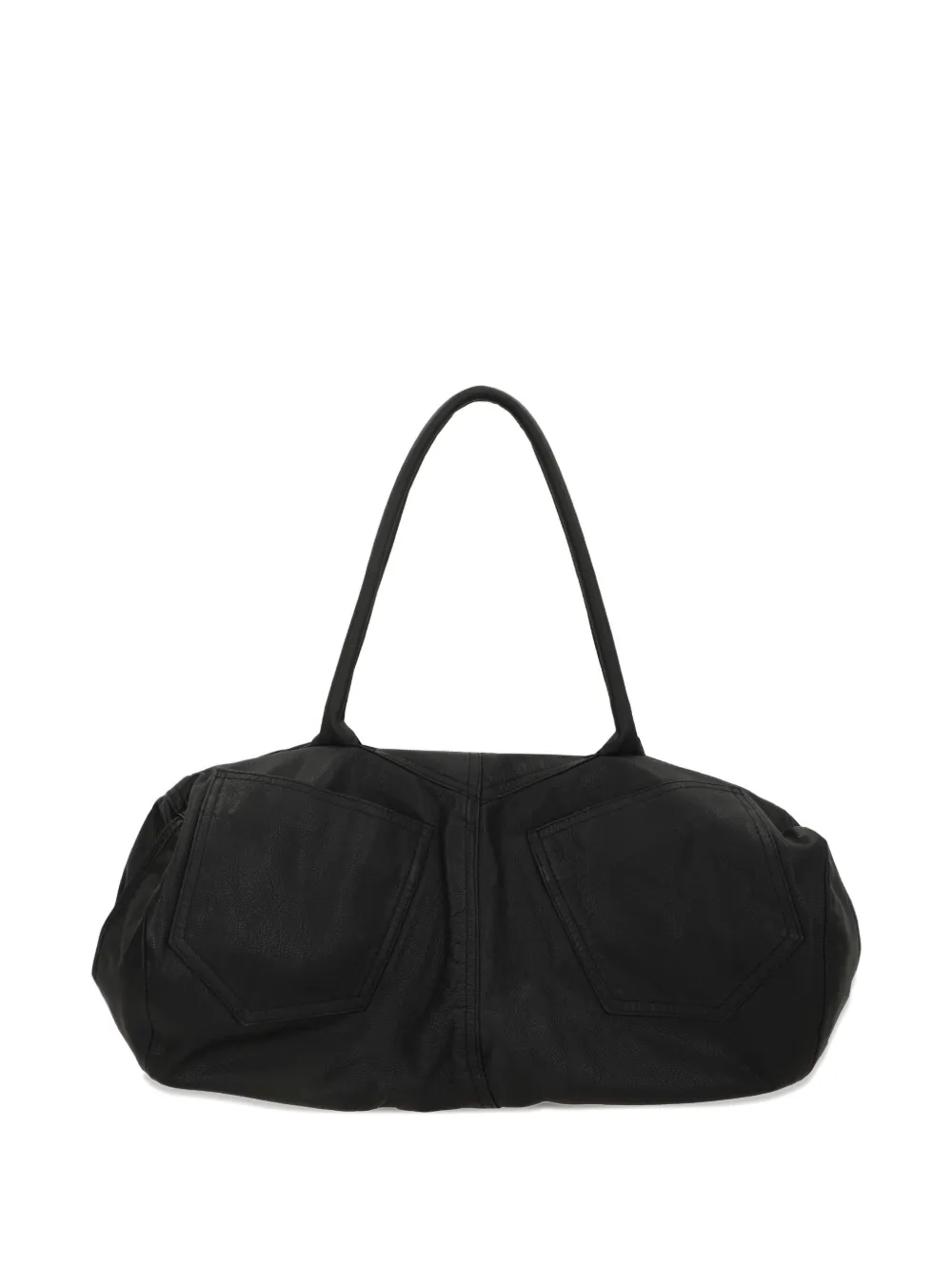 HODAKOVA pocket leather shoulder bag - Nero
