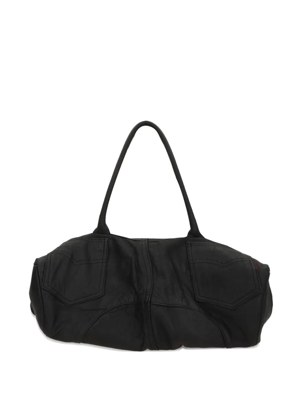 Pocket Leather Shoulder Bag