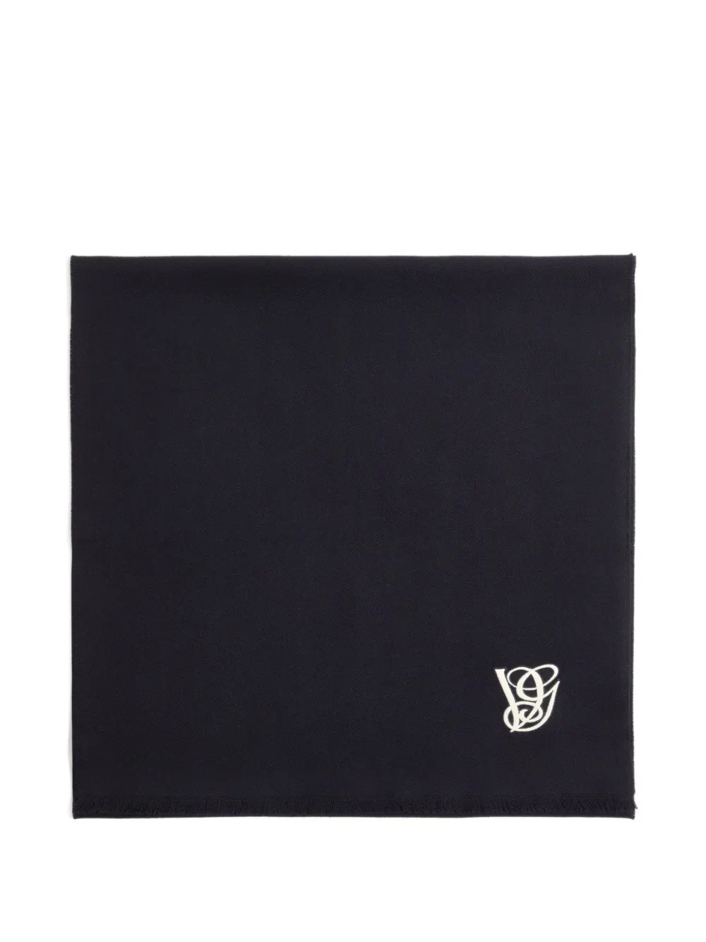 Valentino Garavani VG wool scarf with embroidery · One Size