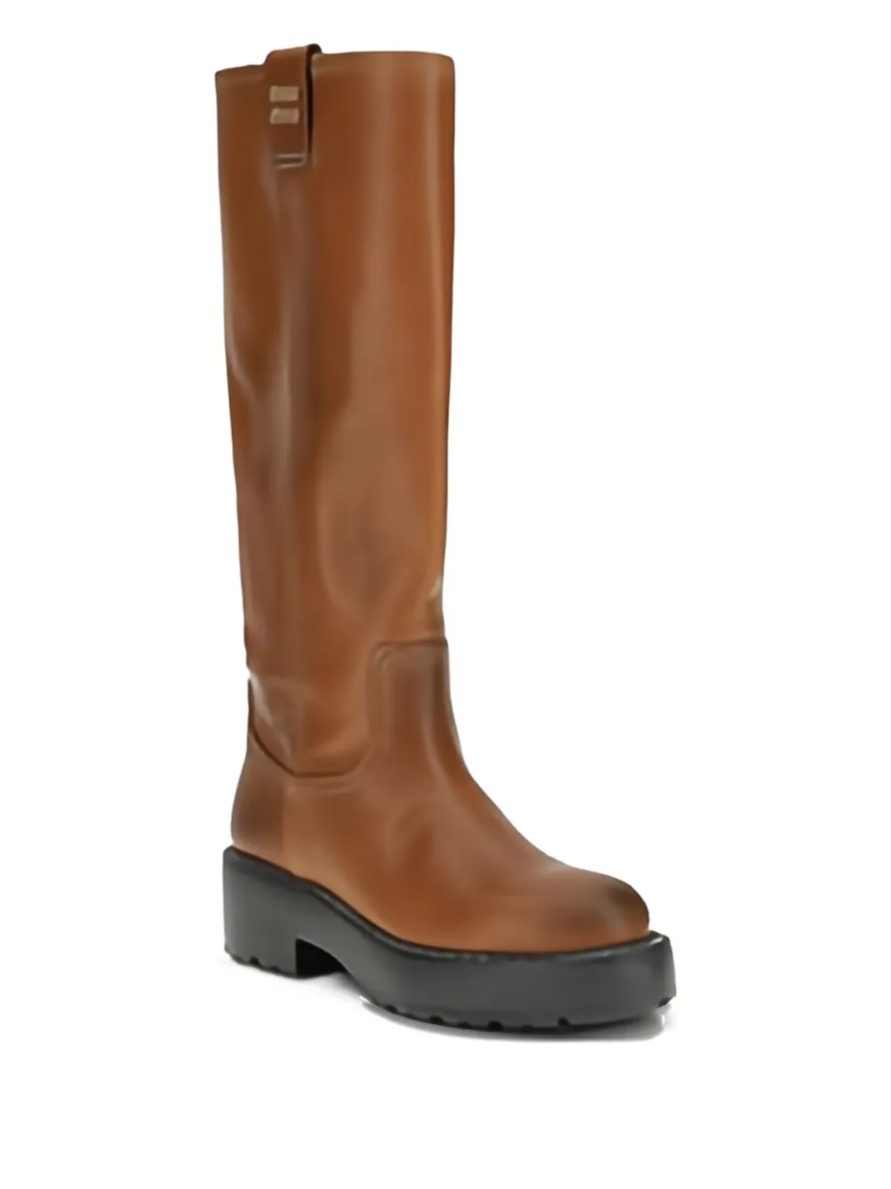 Miu Miu 55mm platform lug-sole knee-high boots | Knee-High Boots | Image 2