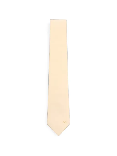 Valentino Garavani silk tie with Vlogo Signature detail
