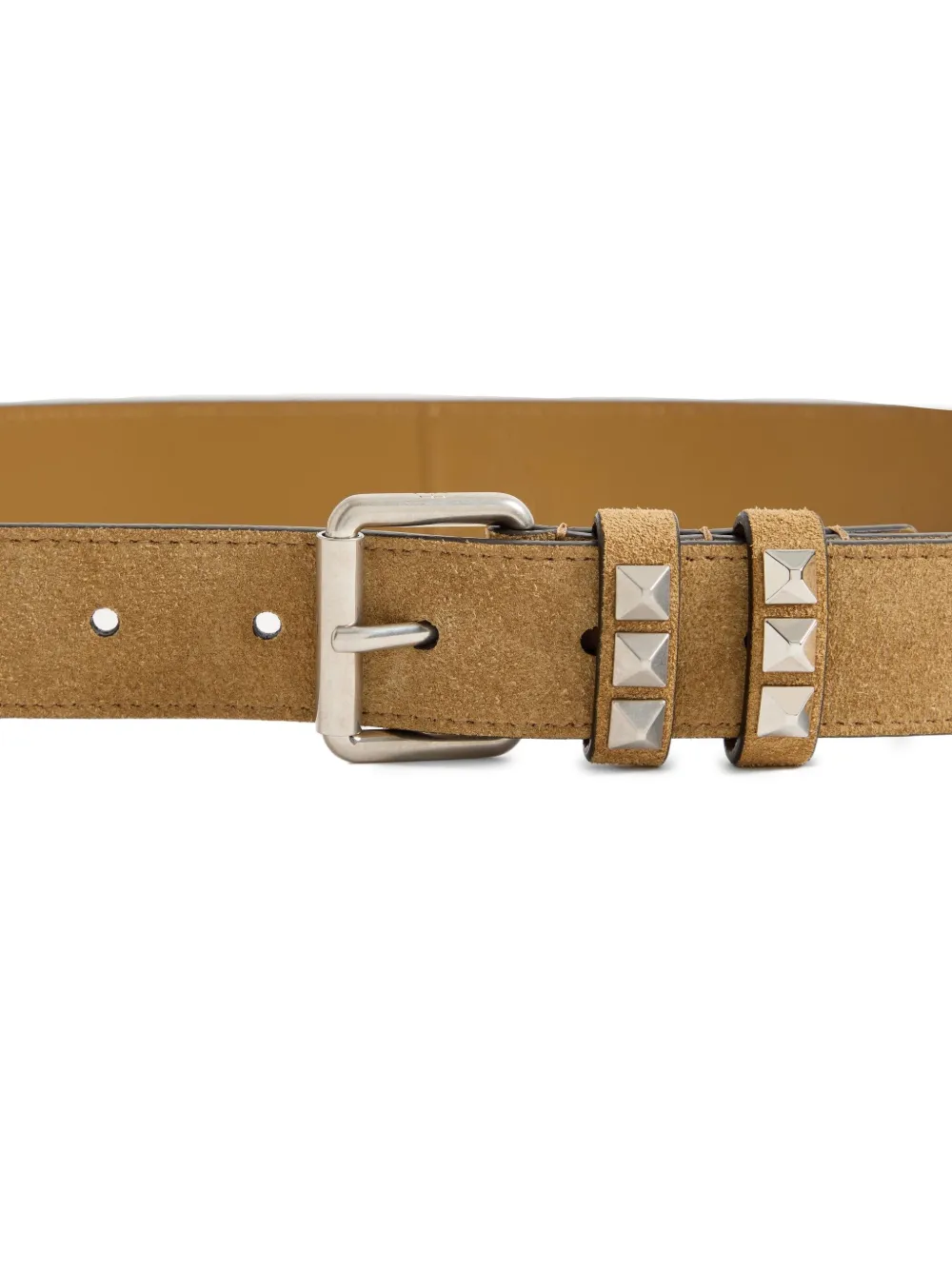  Valentino Garavani Flaneuse Suede Belt - Neutrals 