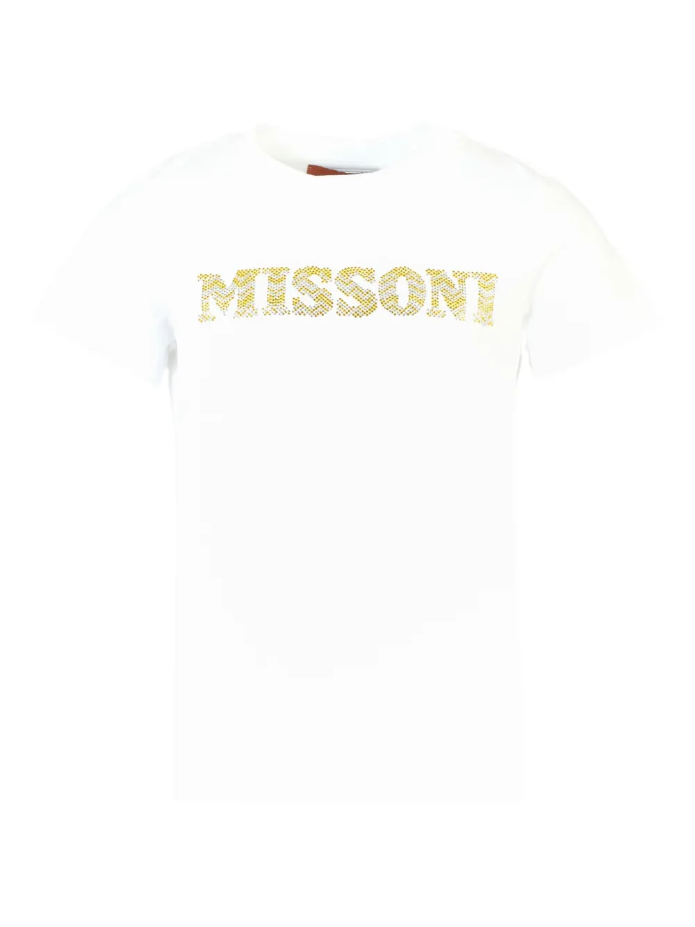 Missoni Short-sleeve Logo T-shirt In White