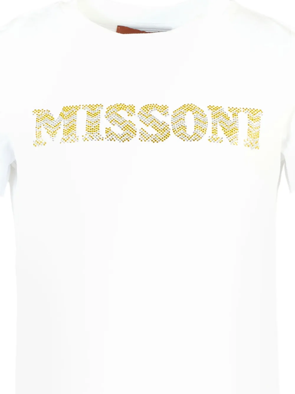Missoni Short-sleeve Logo T-shirt In White