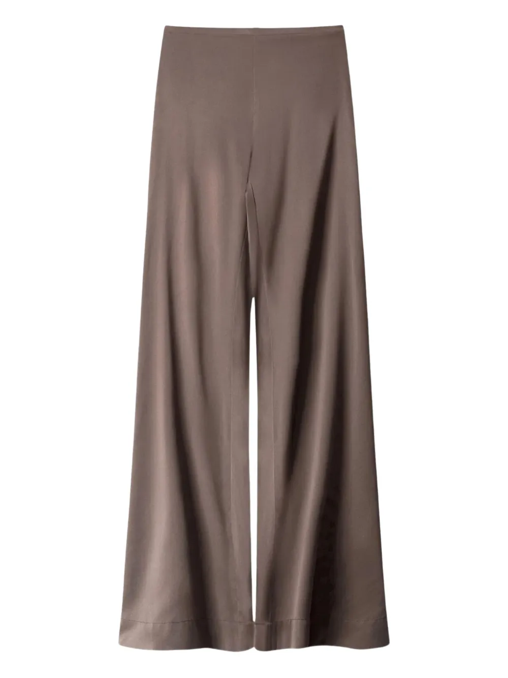STAUD Stroll silk trousers - Marrone