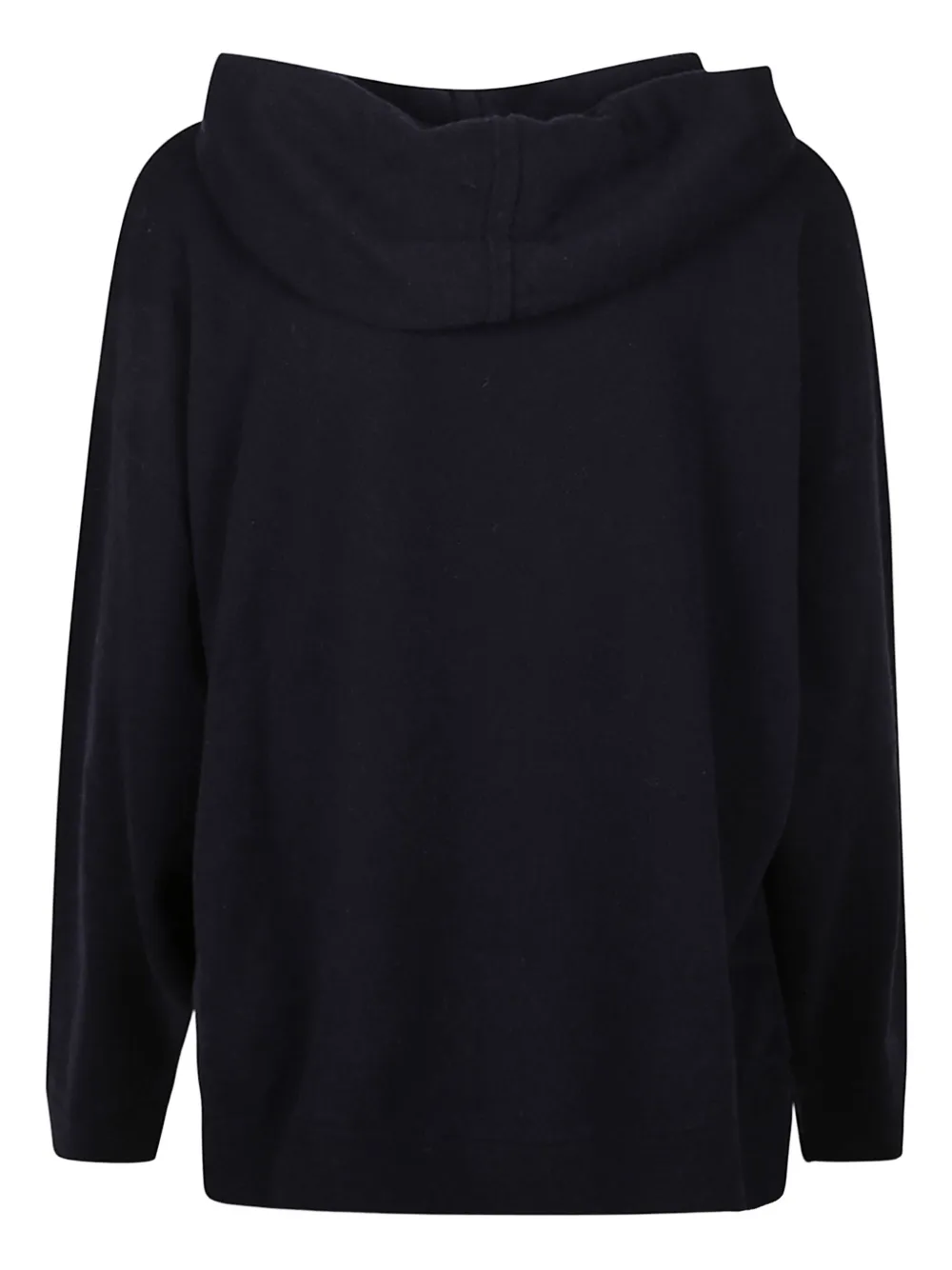 Wellness Cashmere Hoodie met opgestikte zak - Blauw