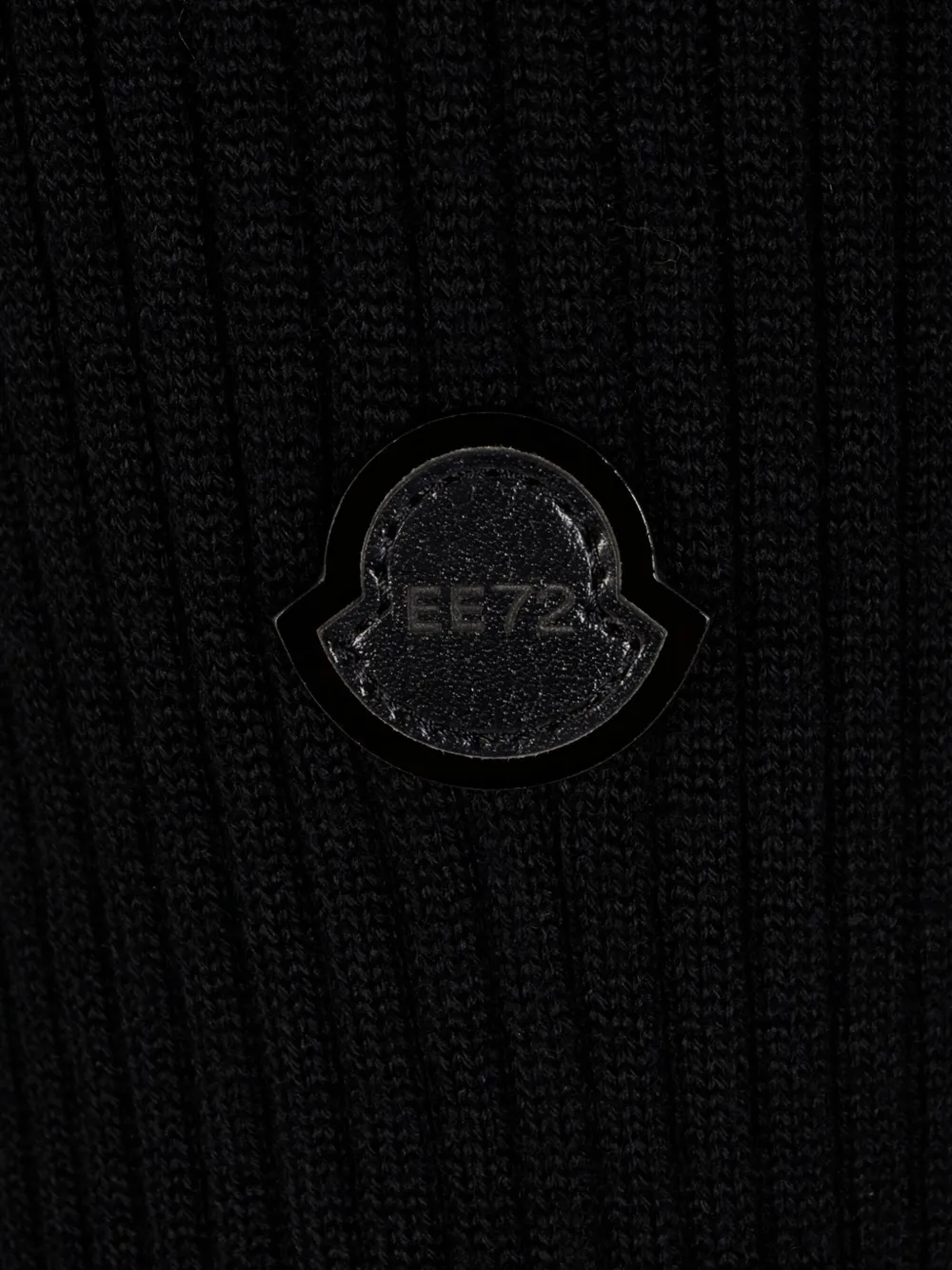 Moncler X Ee72 By Edward Enninful Wool Turtleneck Dress In Black