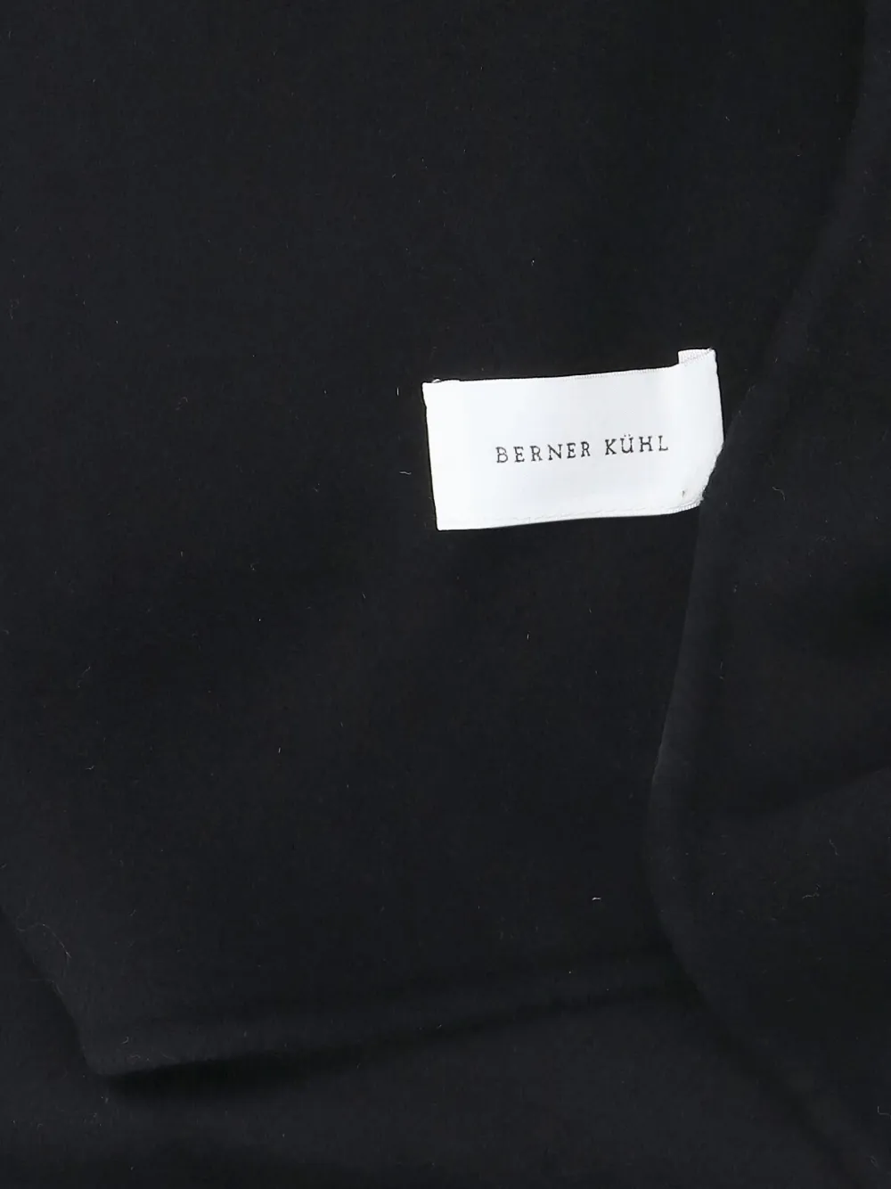  Berner Kühl Wool Scarf - Black 