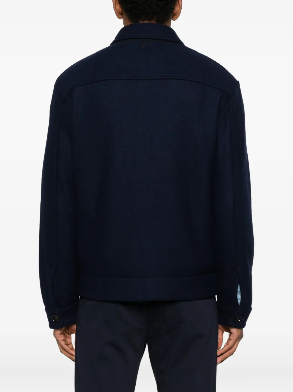 Dondup Button-up Overshirt In Blue