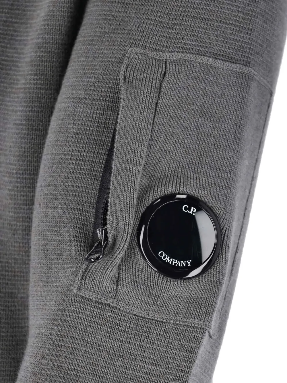 C.P. Company Trui met logodetail Grijs