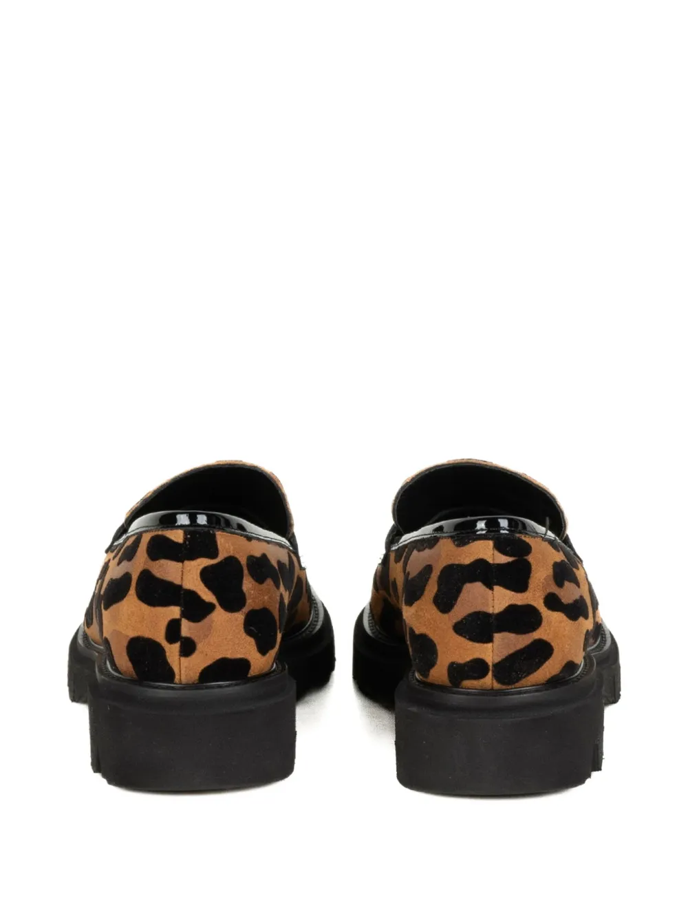 Luca Grossi Leren loafers Bruin