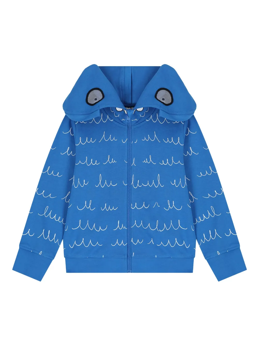 Stella McCartney Kids Felpa Yeti con cappuccio - Blu