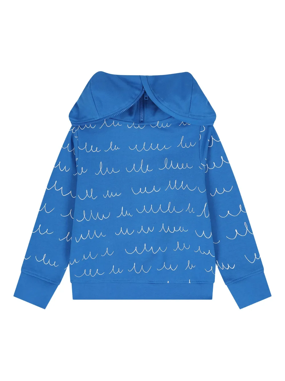 Stella Mccartney Yeti Hoodie In Blue