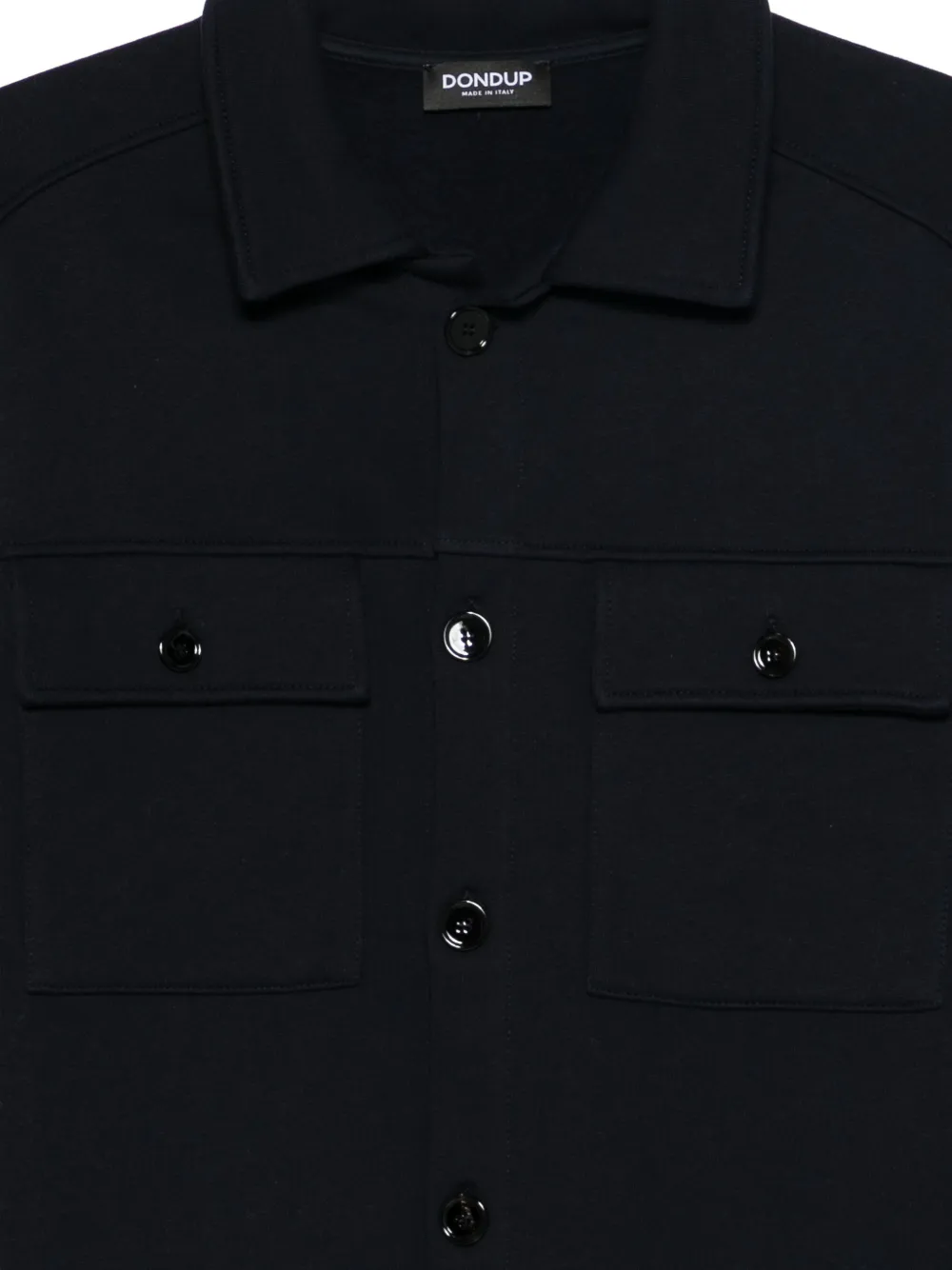 Dondup Front Pocket Shirt Long Sleeves In Blue