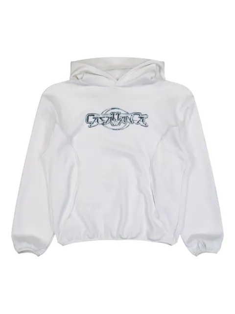Casablanca logo-detail long-sleeve hoodie 