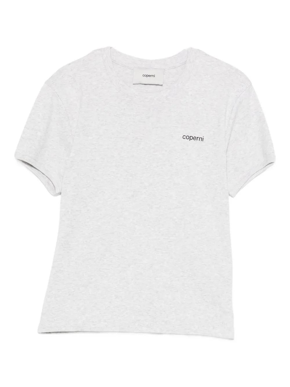 Coperni Mélange-effect T-shirt In Gray