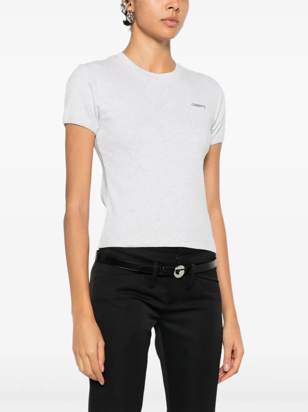 Coperni T-shirt met gemêleerd-effect Grijs