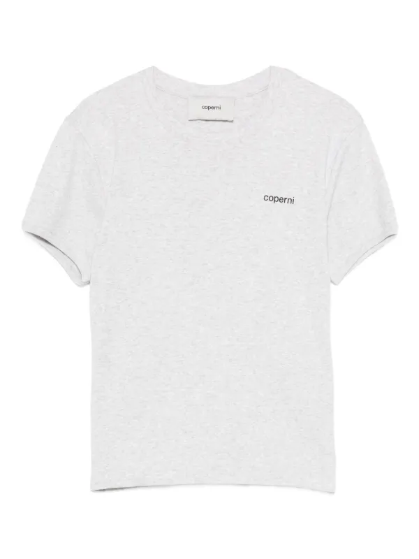 Coperni Mélange-effect T-shirt in Grey