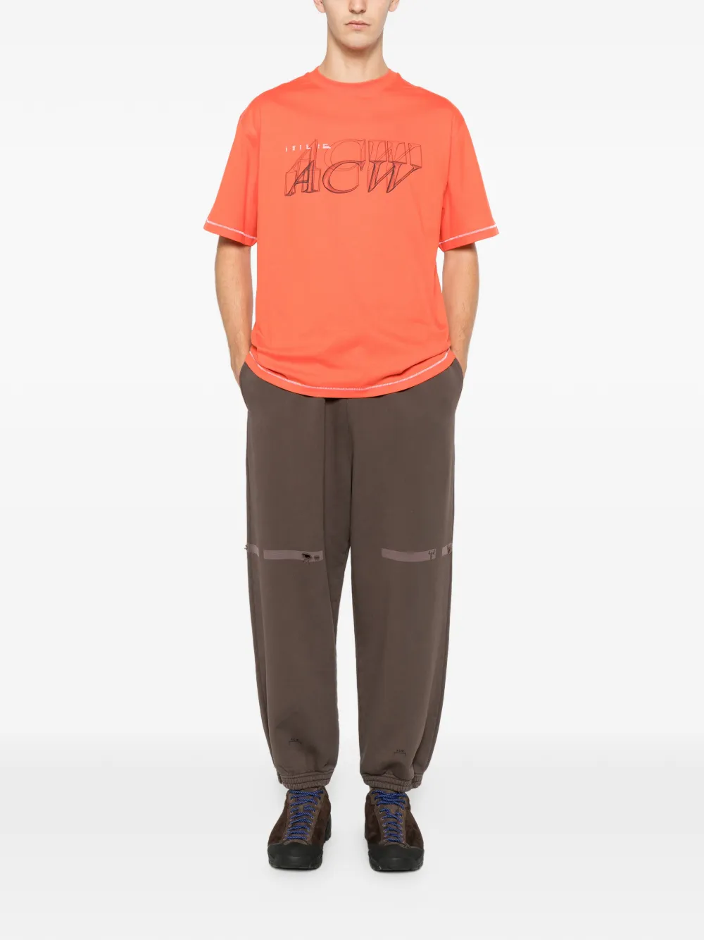 A-COLD-WALL* Serif T-shirt - Oranje