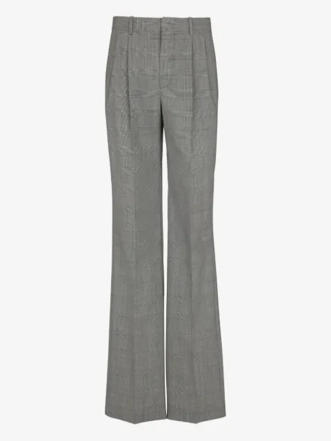 Balmain prince-of-wales-ternede bukser i uld