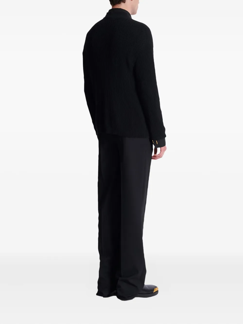 Balmain Vest met V-hals Zwart