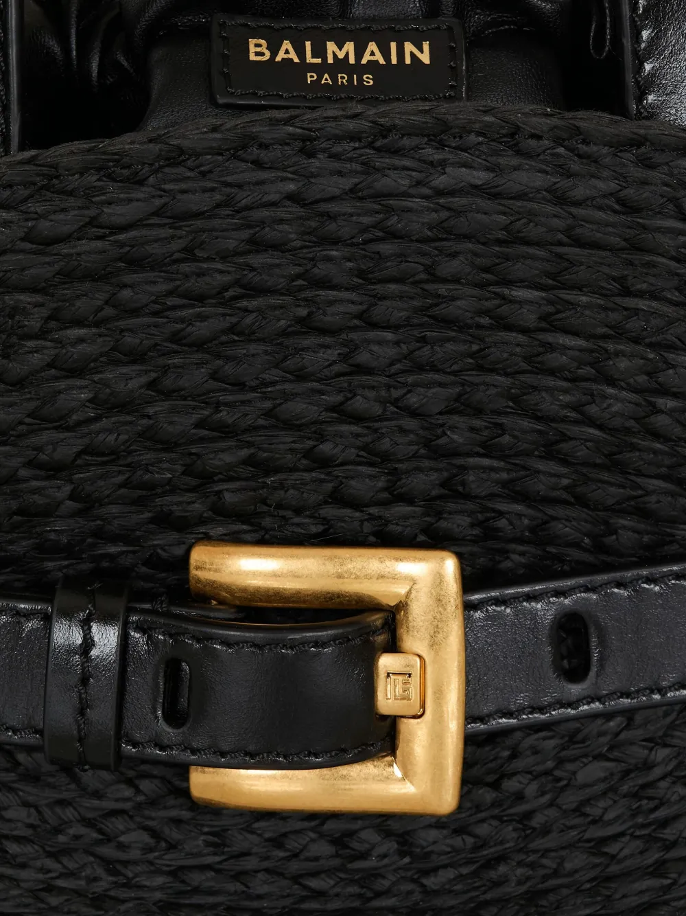 Balmain Shuffle mini-shopper met band Zwart