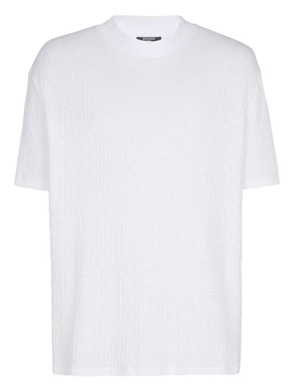 Balmain Pb-monogram T-shirt in White