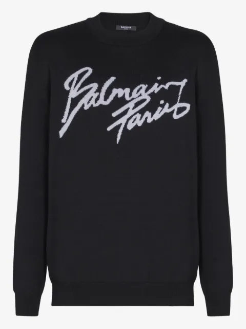 Balmain crew-neck wool sweater