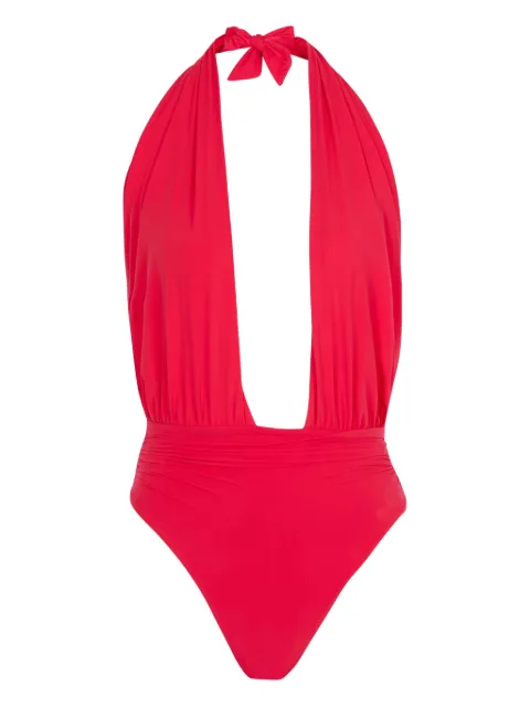 Balmain halterneck swimsuit