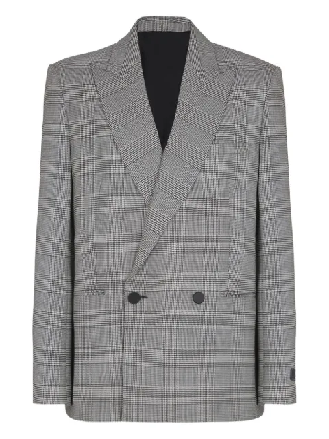 Balmain blazer con botones y motivo de cuadros príncipe de Gales