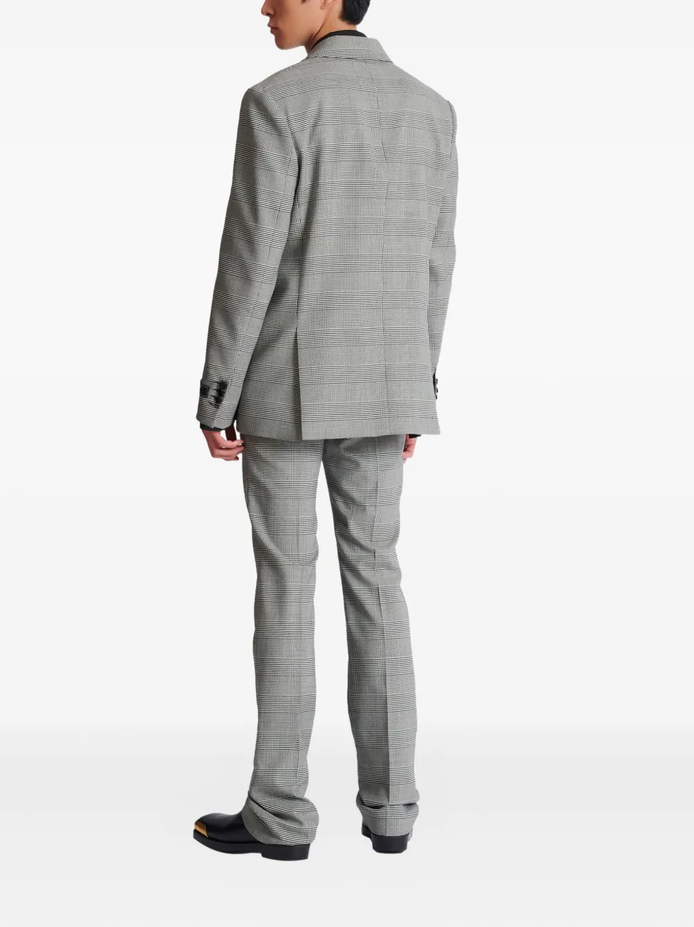 Balmain Blazer met dubbele rij knopen Grijs