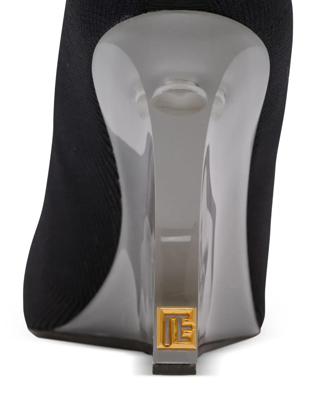 Balmain Enkellaarzen met puntige neus Zwart