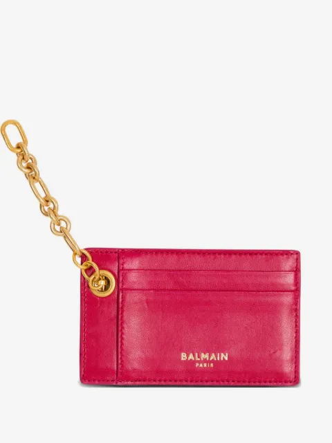 Balmain Pulse leather card holder