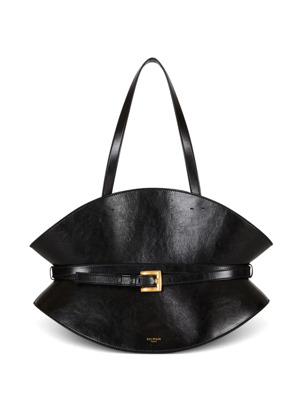Balmain Borsa a spalla con cintura - Nero